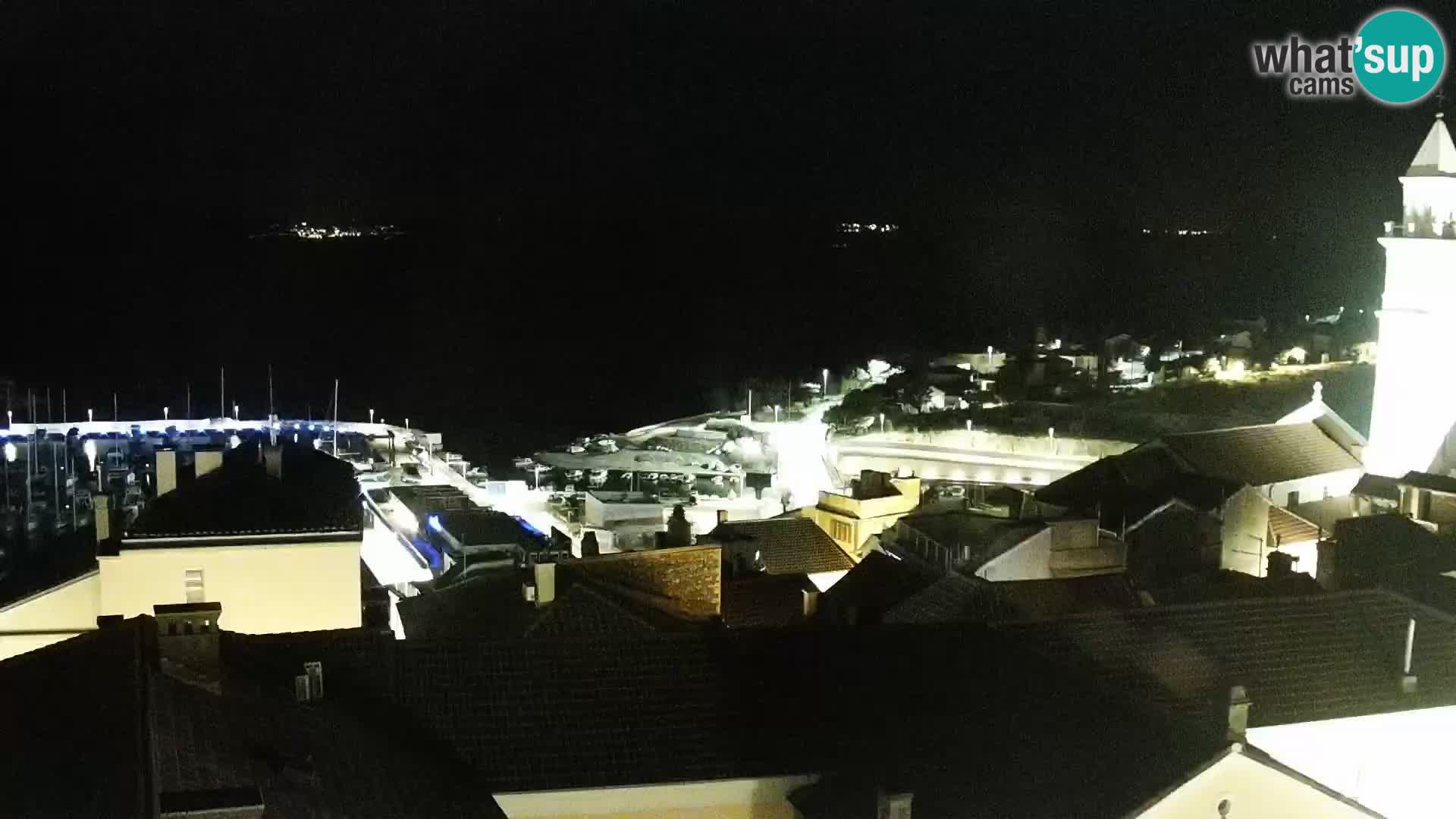 Novi Vinodolski panorama – Dalmacija web kamera