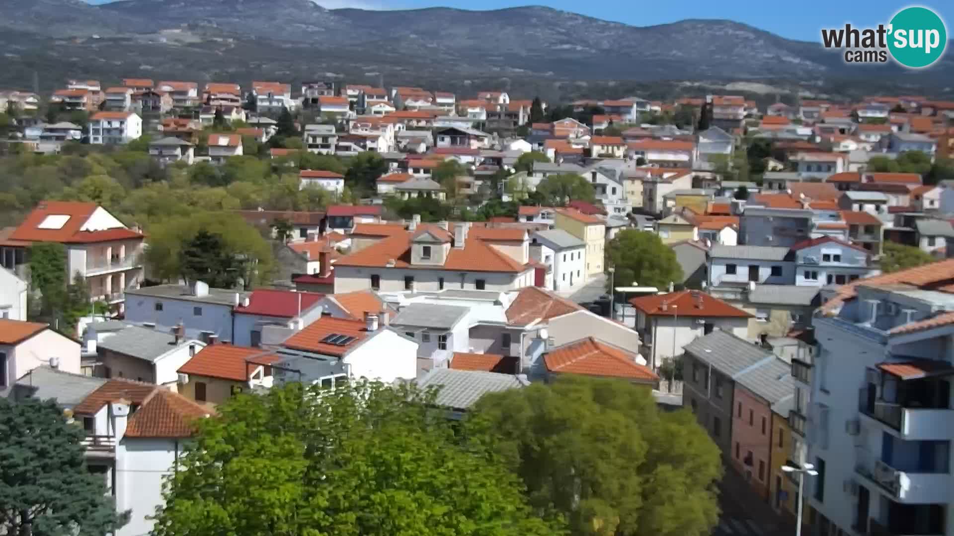 Panorama Novi Vinodolski live cam Dalmatie