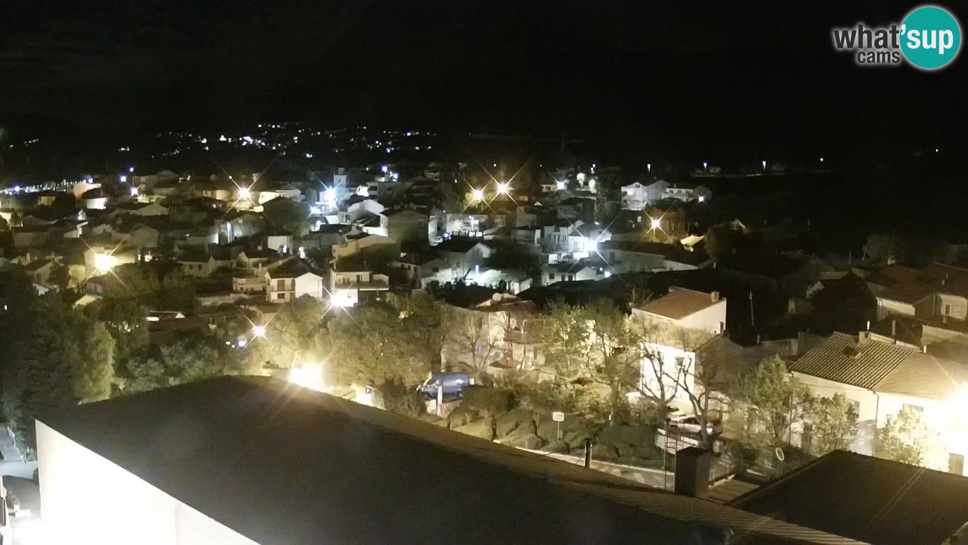 Panorama Novi Vinodolski live cam Dalmatie