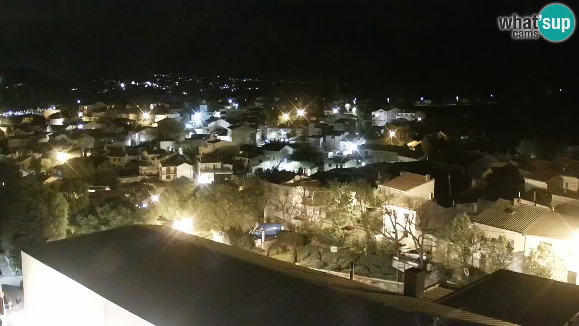 Panorama Novi Vinodolski live cam Dalmatie