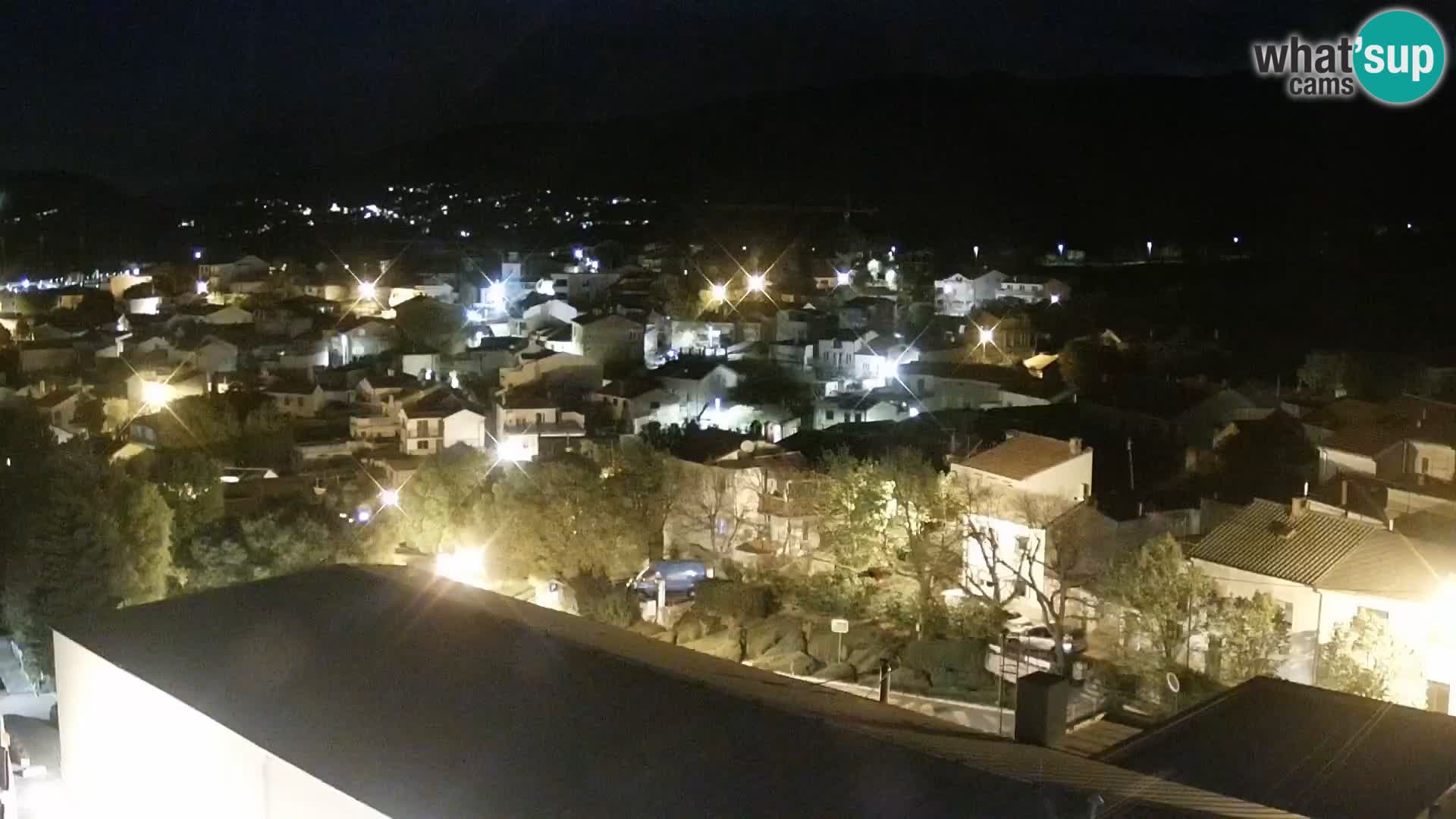 Panorama Novi Vinodolski live cam Dalmatie