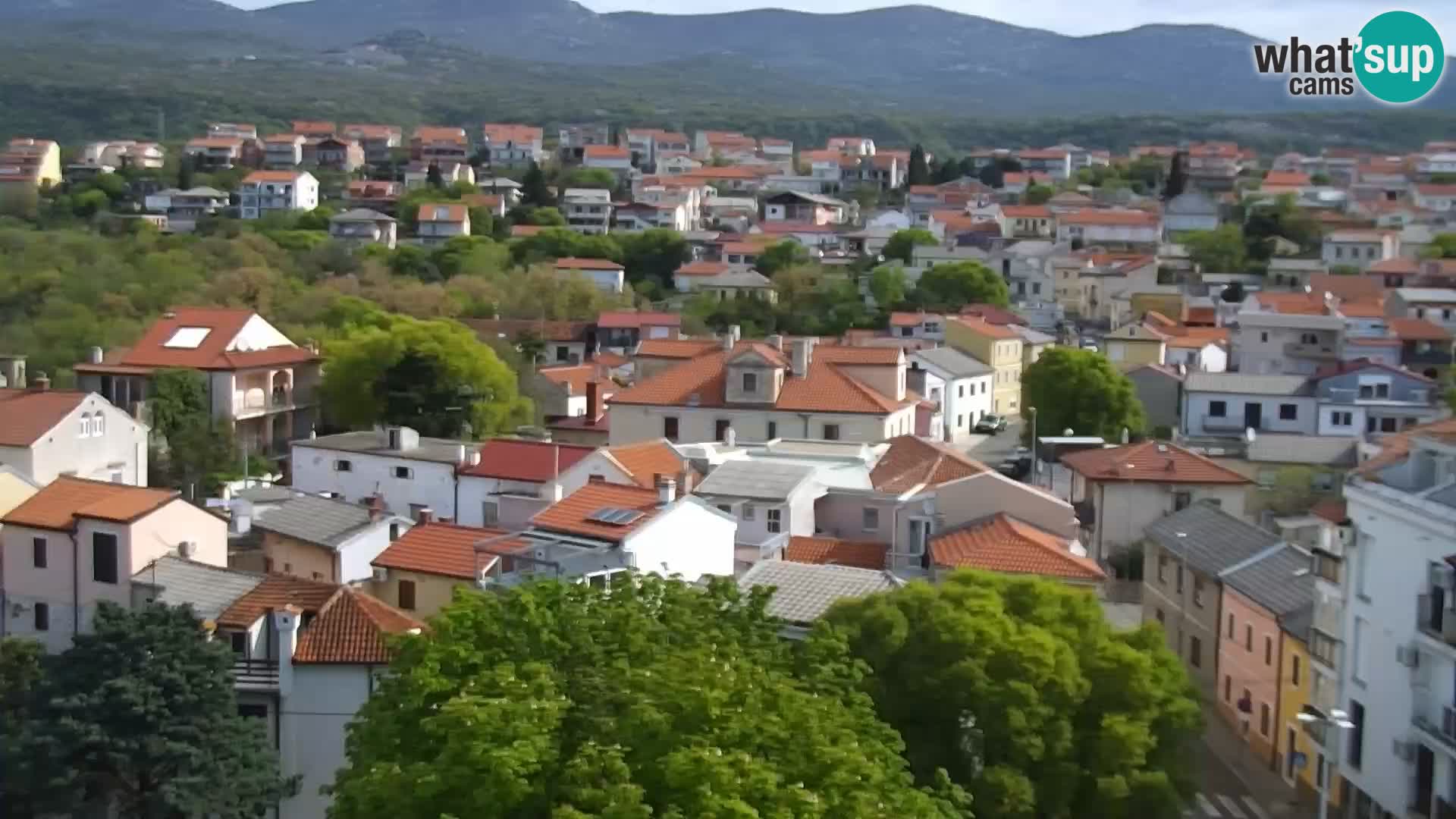 Panorama Novi Vinodolski live cam Dalmatie