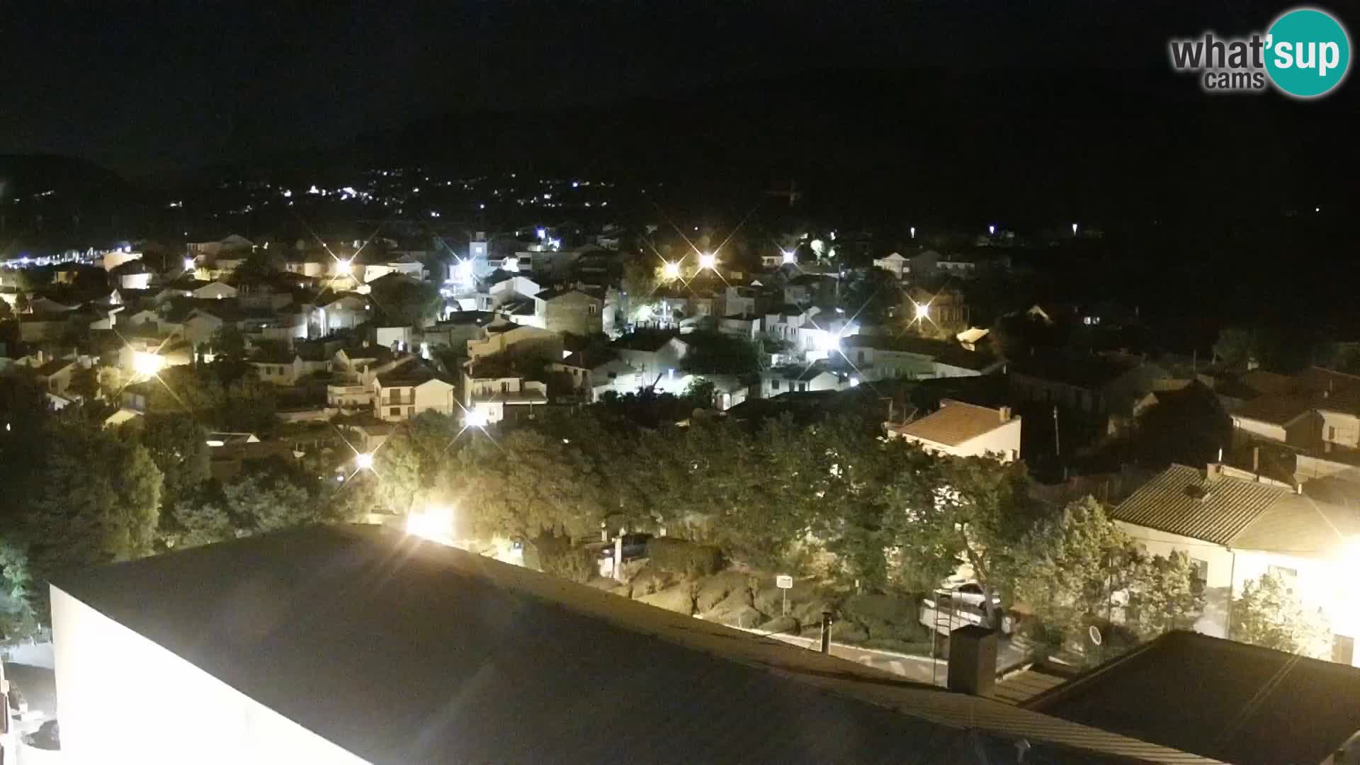 Panorama Novi Vinodolski live cam Dalmatie
