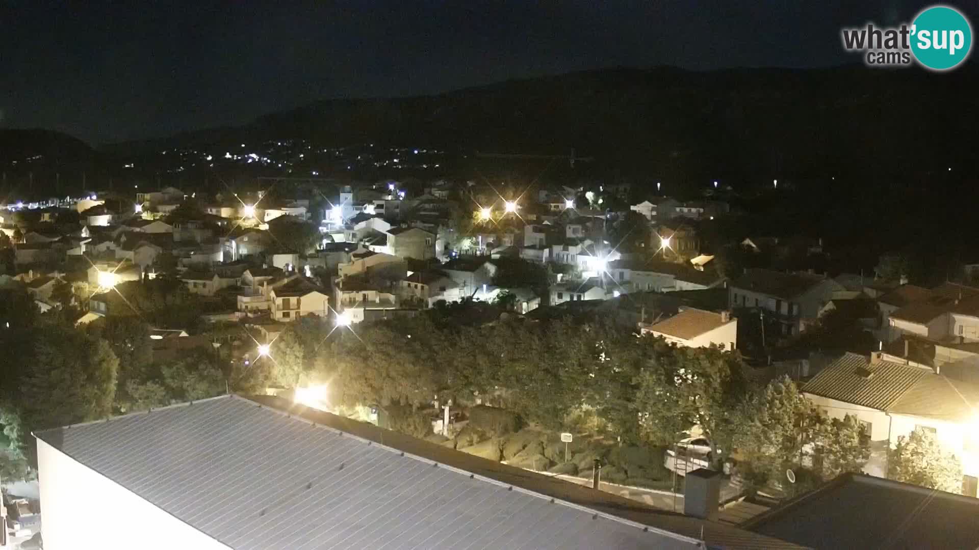 Panoramic Novi Vinodolski livecam Dalmatien