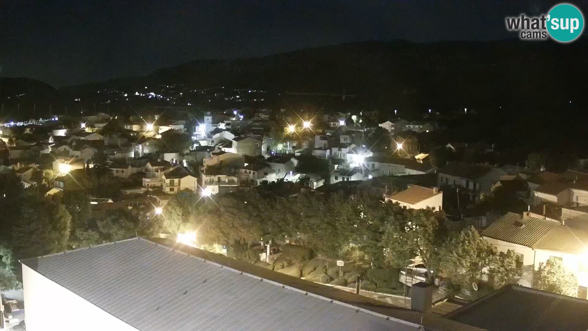 Panorama Novi Vinodolski live cam Dalmatie