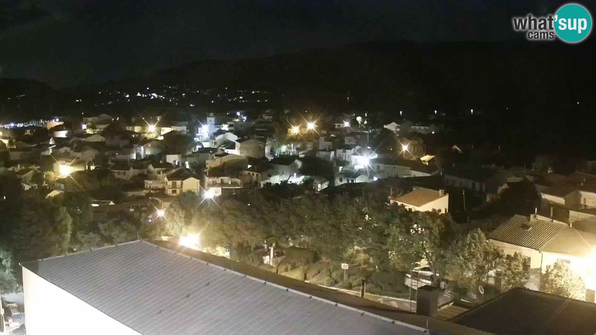 Panorama Novi Vinodolski live cam Dalmatie
