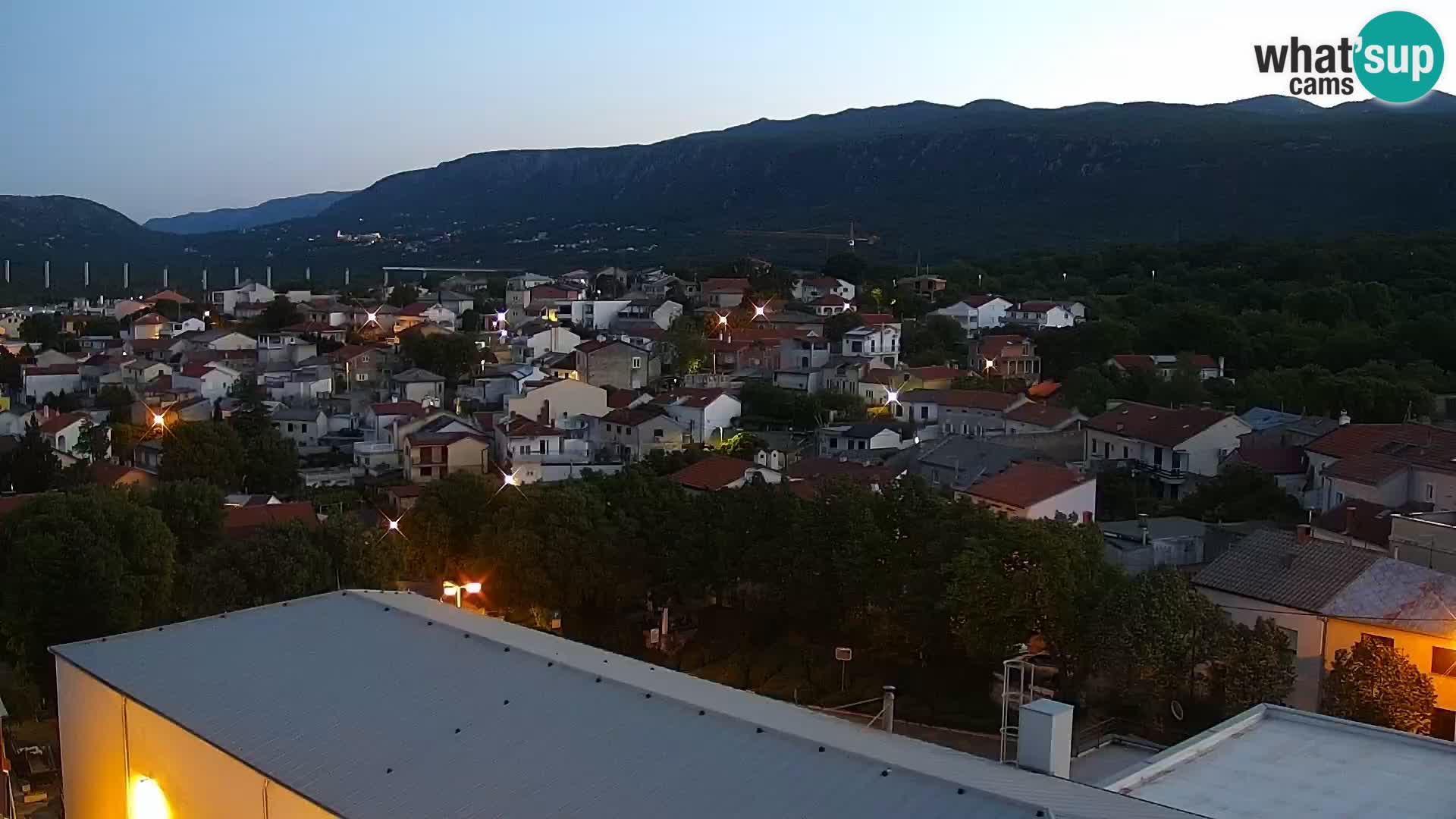 Novi Vinodolski panorama – Dalmacija web kamera