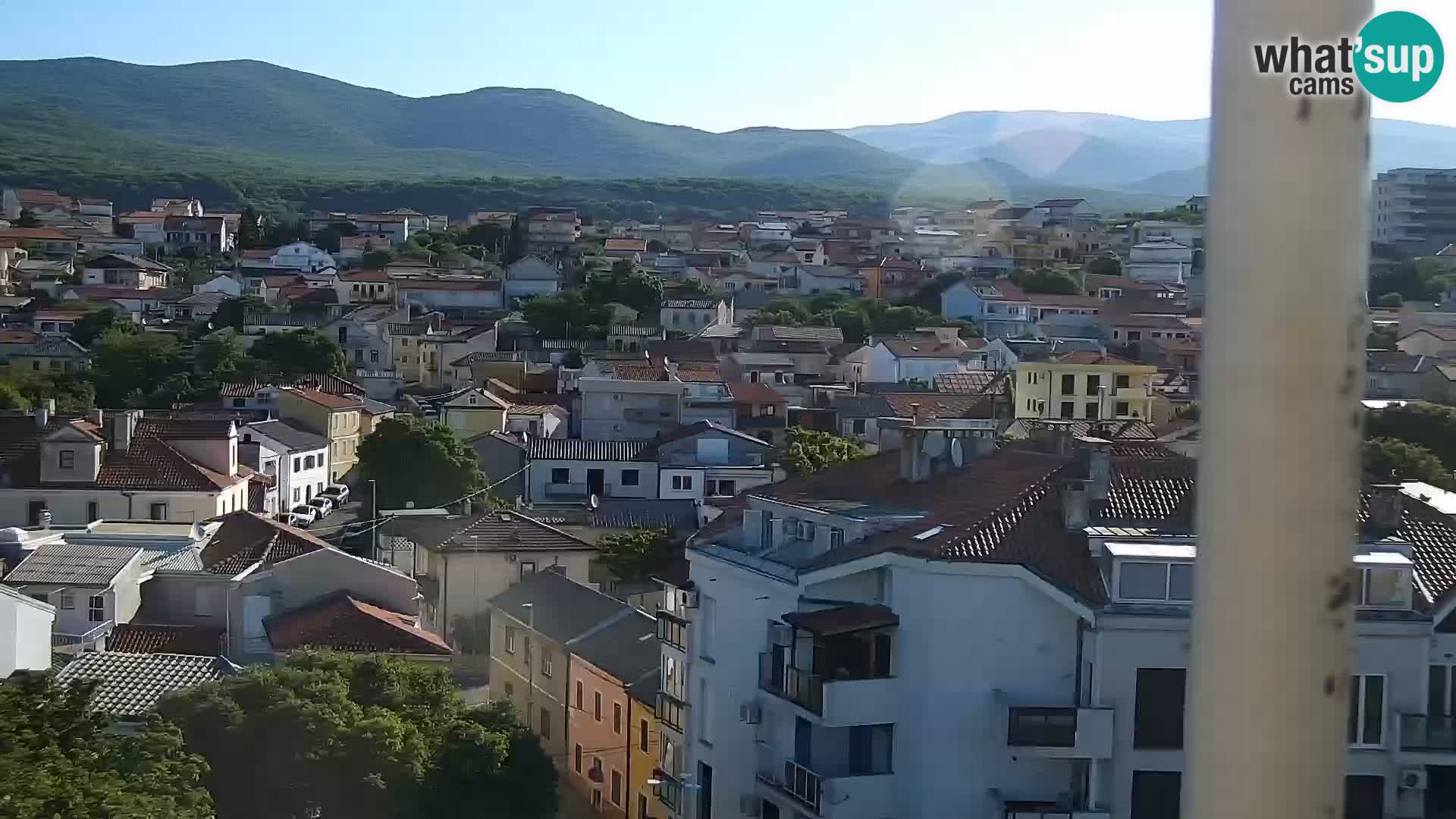 Novi Vinodolski panorama – Dalmacija web kamera