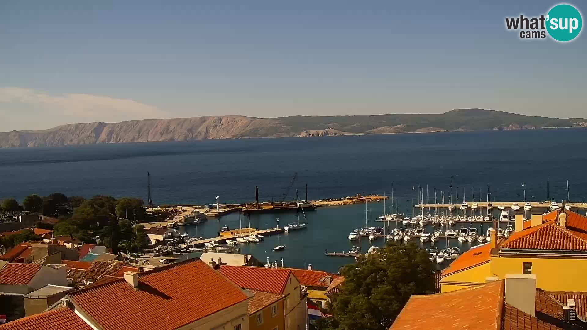 Novi Vinodolski panorama – Dalmacija web kamera