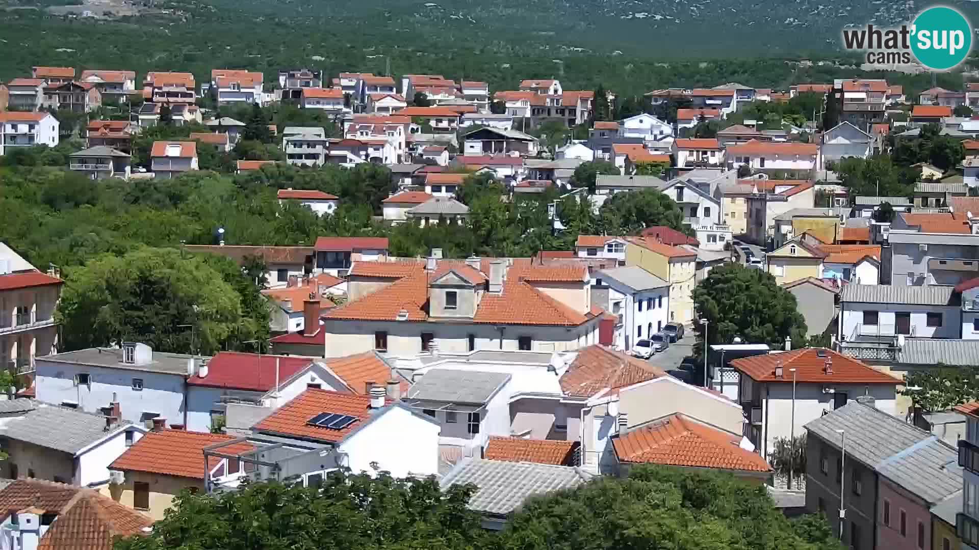 Panorama Novi Vinodolski live cam Dalmatie