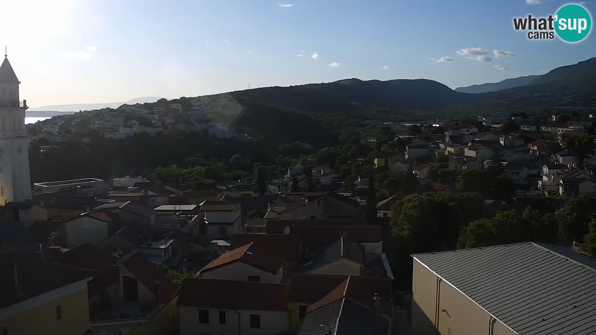 Novi Vinodolski panorama – Dalmacija web kamera