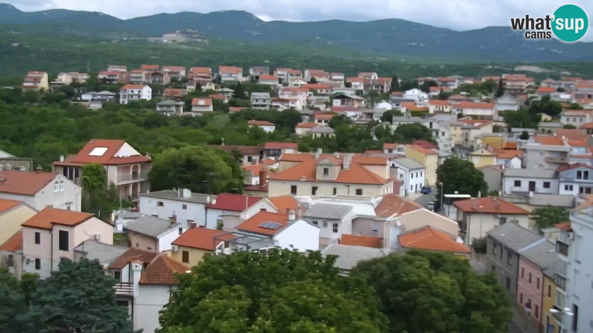 Panoramska spletna kamera Novi Vinodolski – Dalmacija v živo