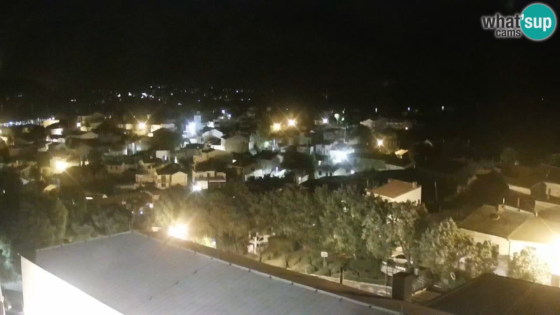 Panorama Novi Vinodolski live cam Dalmatie