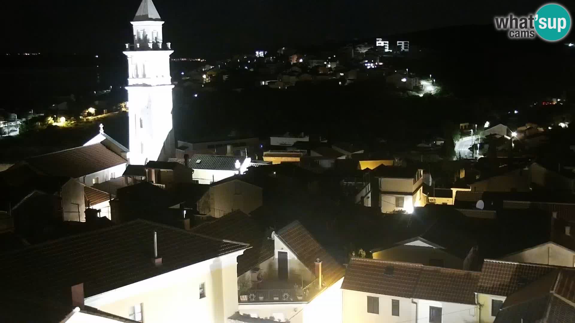 Novi Vinodolski panorama – Dalmacija web kamera