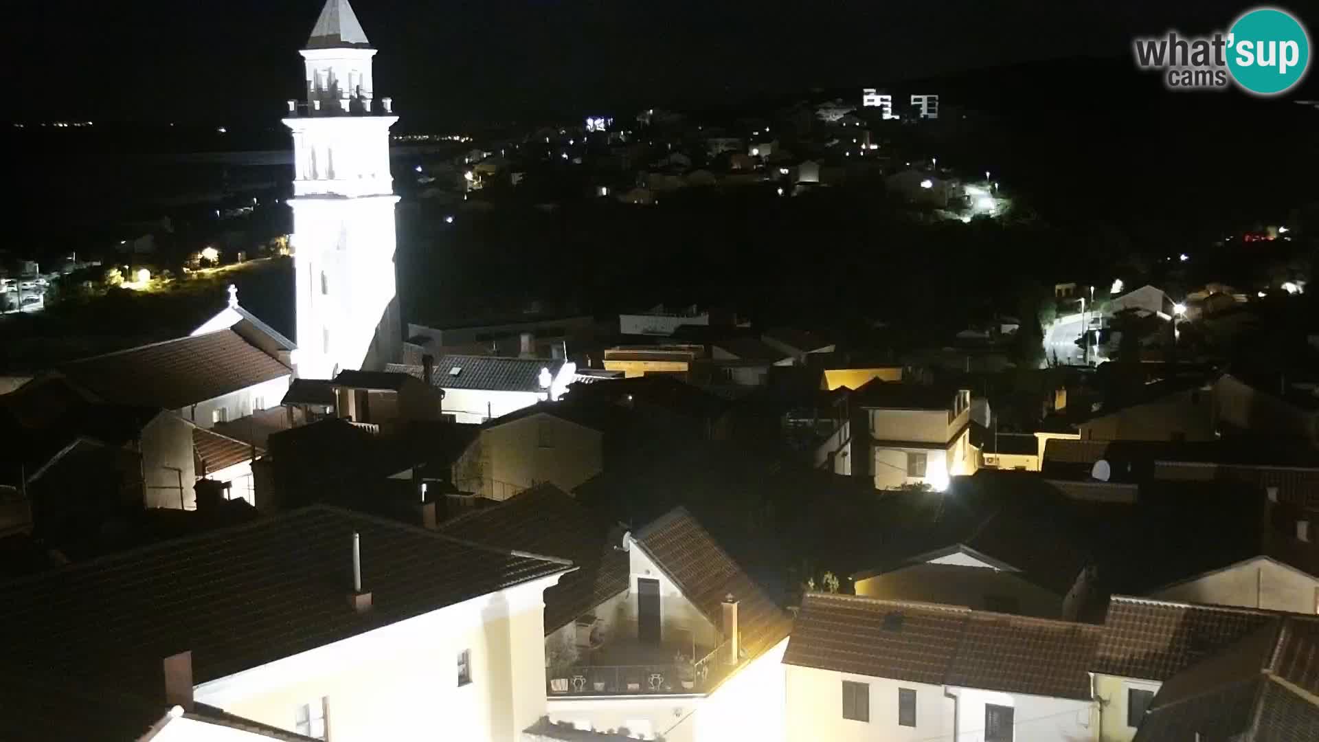Novi Vinodolski panorama – Dalmacija web kamera
