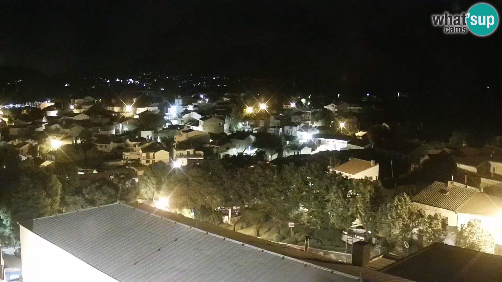 Panorama Novi Vinodolski live cam Dalmatie