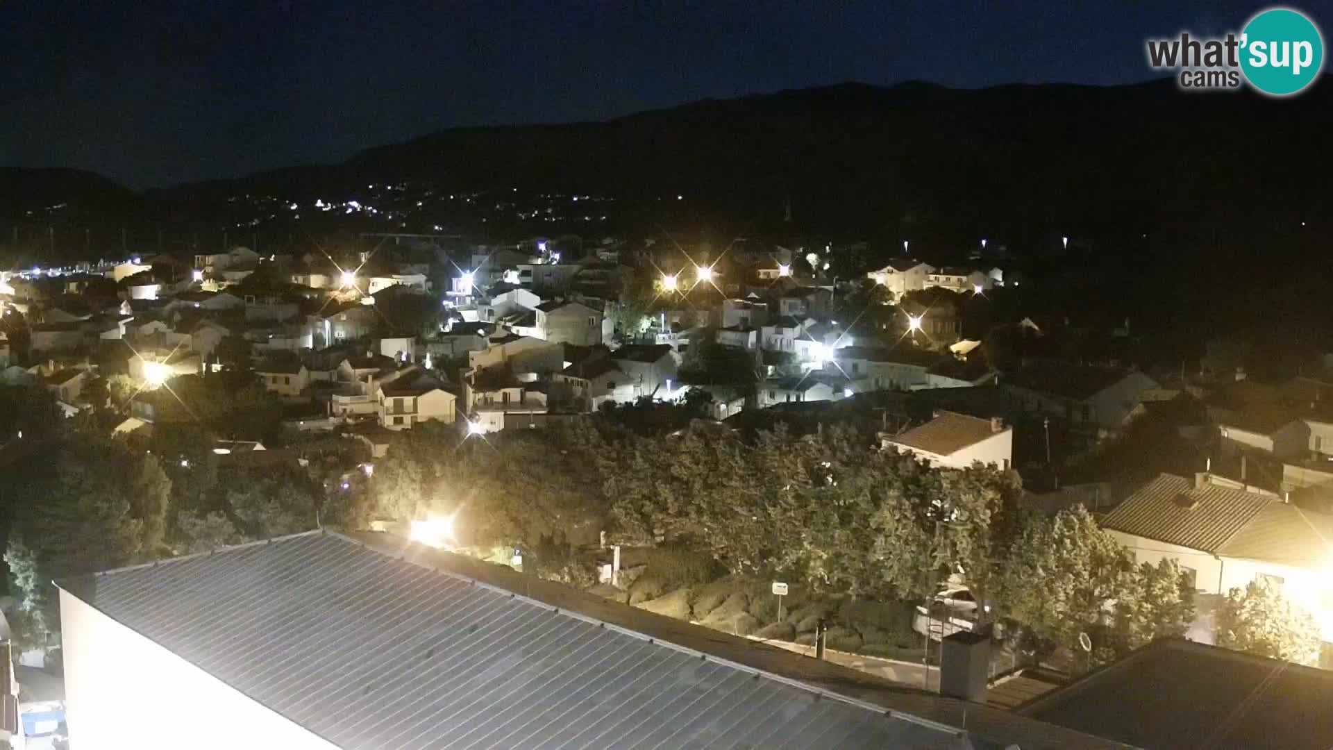 Panoramska spletna kamera Novi Vinodolski – Dalmacija v živo