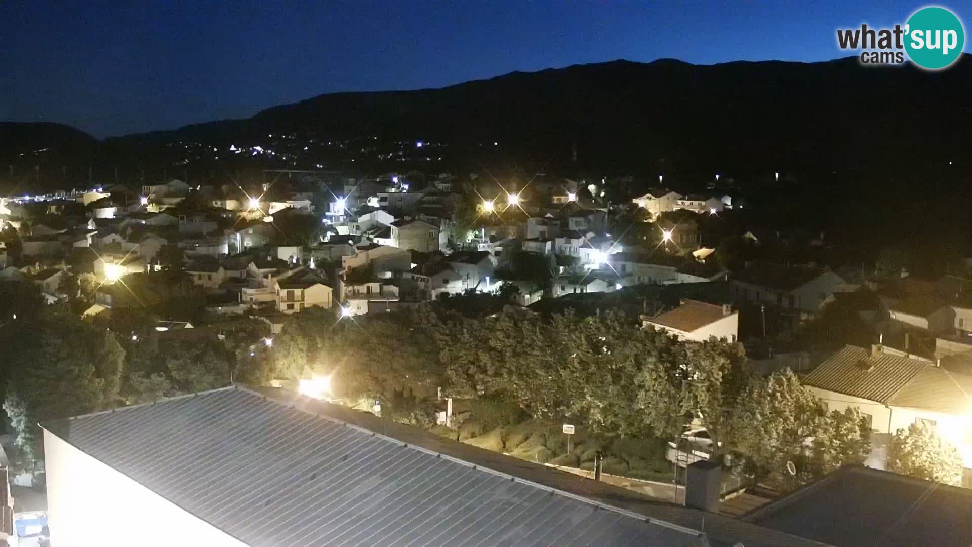 Panoramic Novi Vinodolski livecam Dalmatien