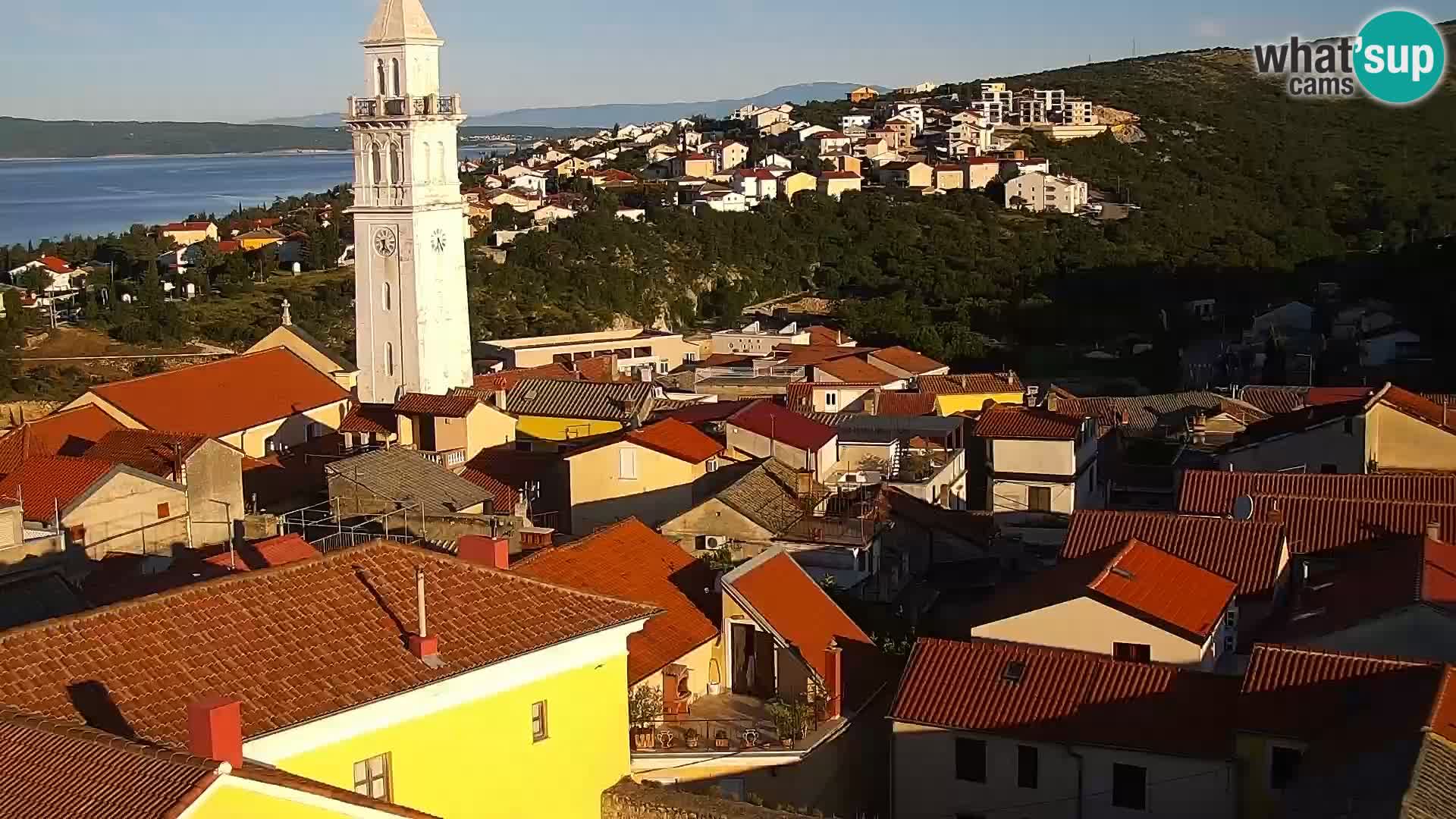 Panorama Novi Vinodolski live cam Dalmatie
