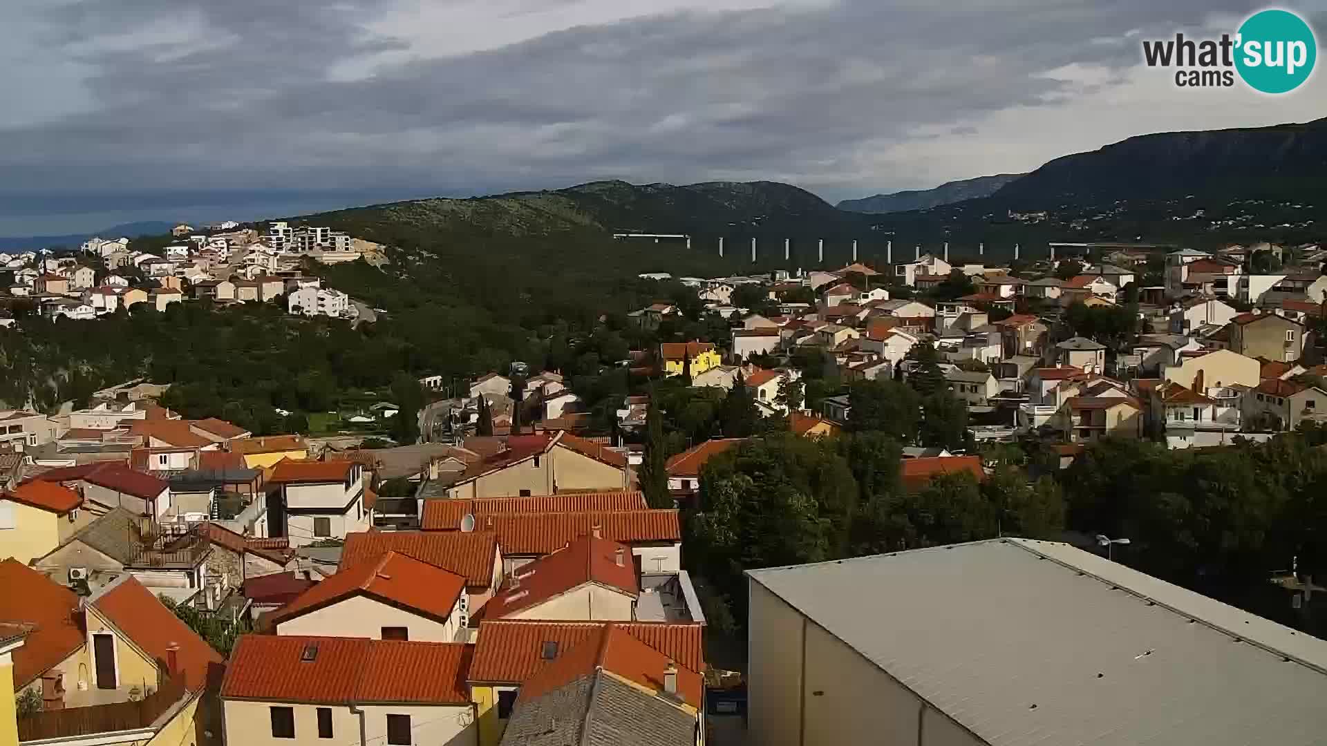 Novi Vinodolski panorama – Dalmacija web kamera