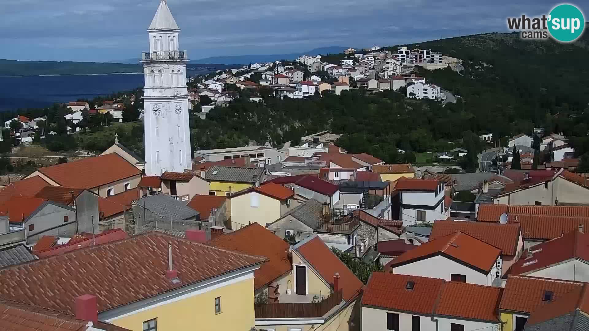 Panorama Novi Vinodolski live cam Dalmatie