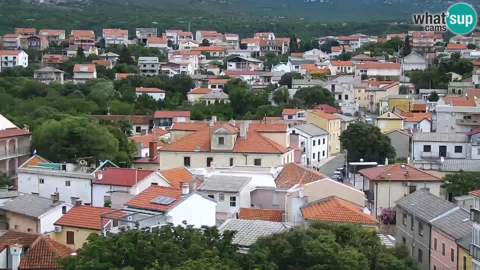 Panorama Novi Vinodolski live cam Dalmatie