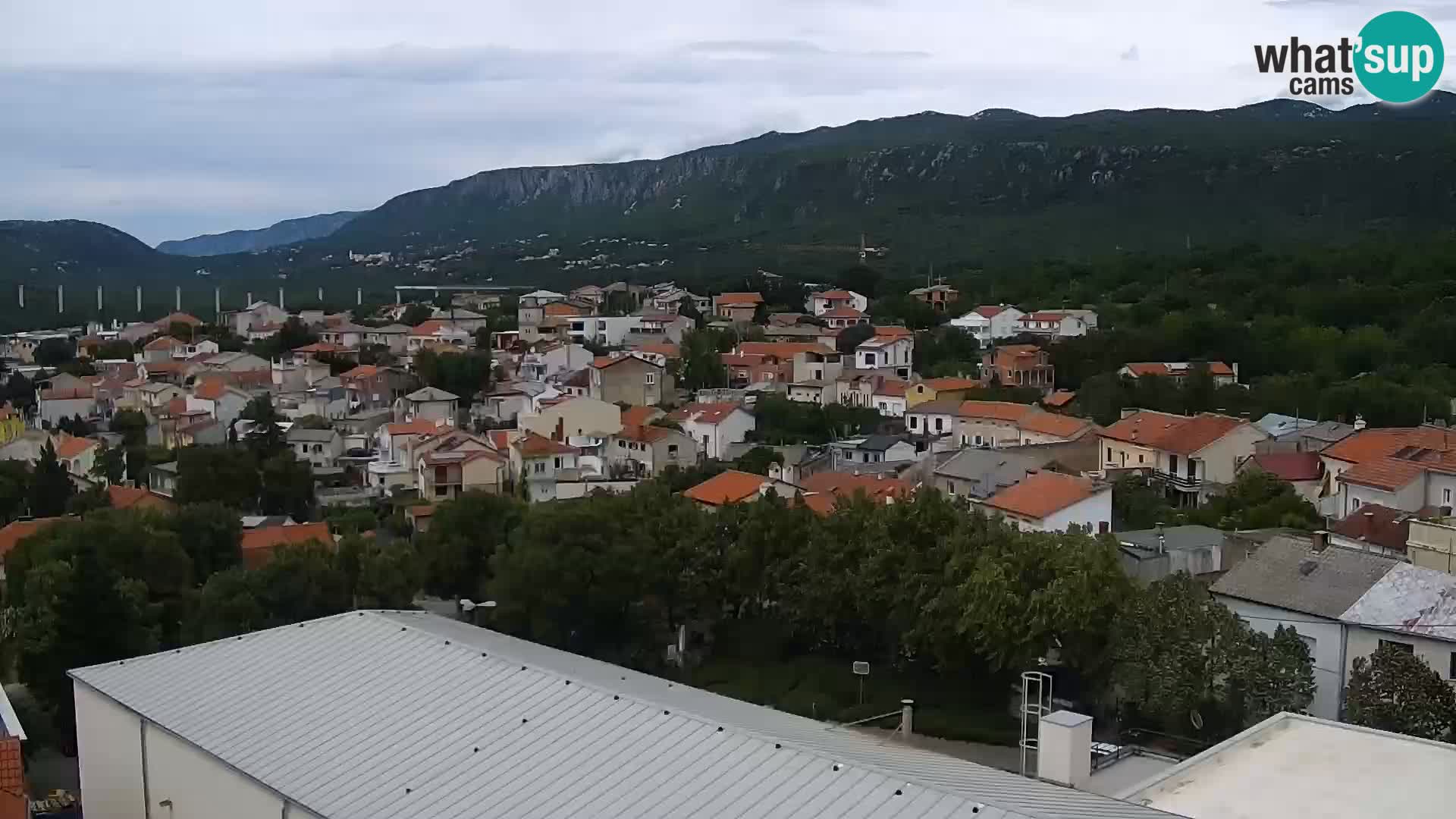 Panorama Novi Vinodolski live cam Dalmatie