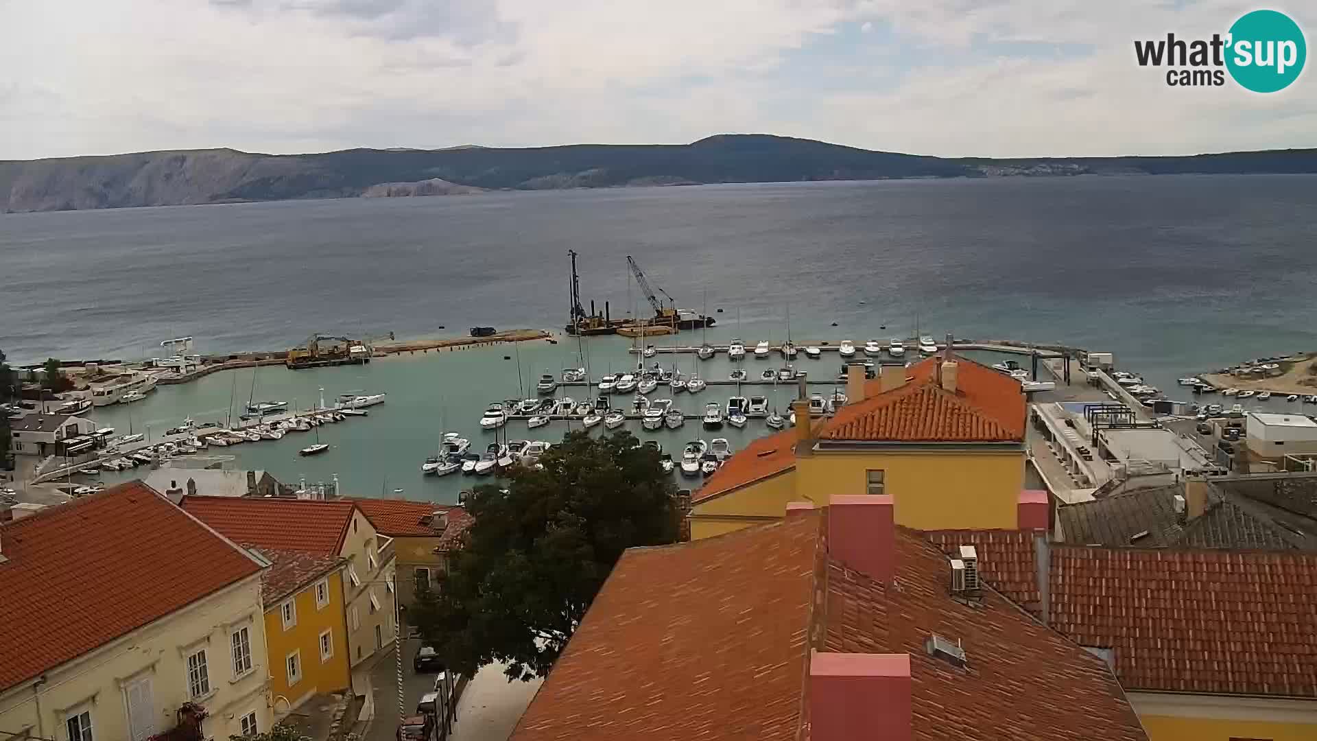 Novi Vinodolski panorama – Dalmacija web kamera