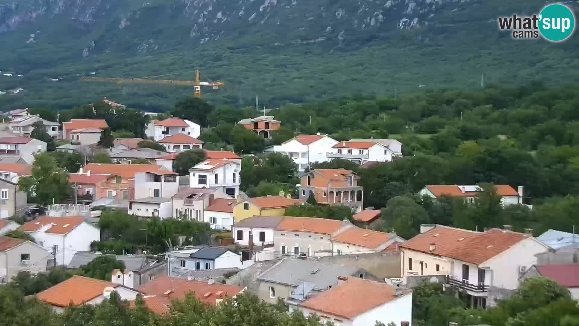 Novi Vinodolski panorama – Dalmacija web kamera