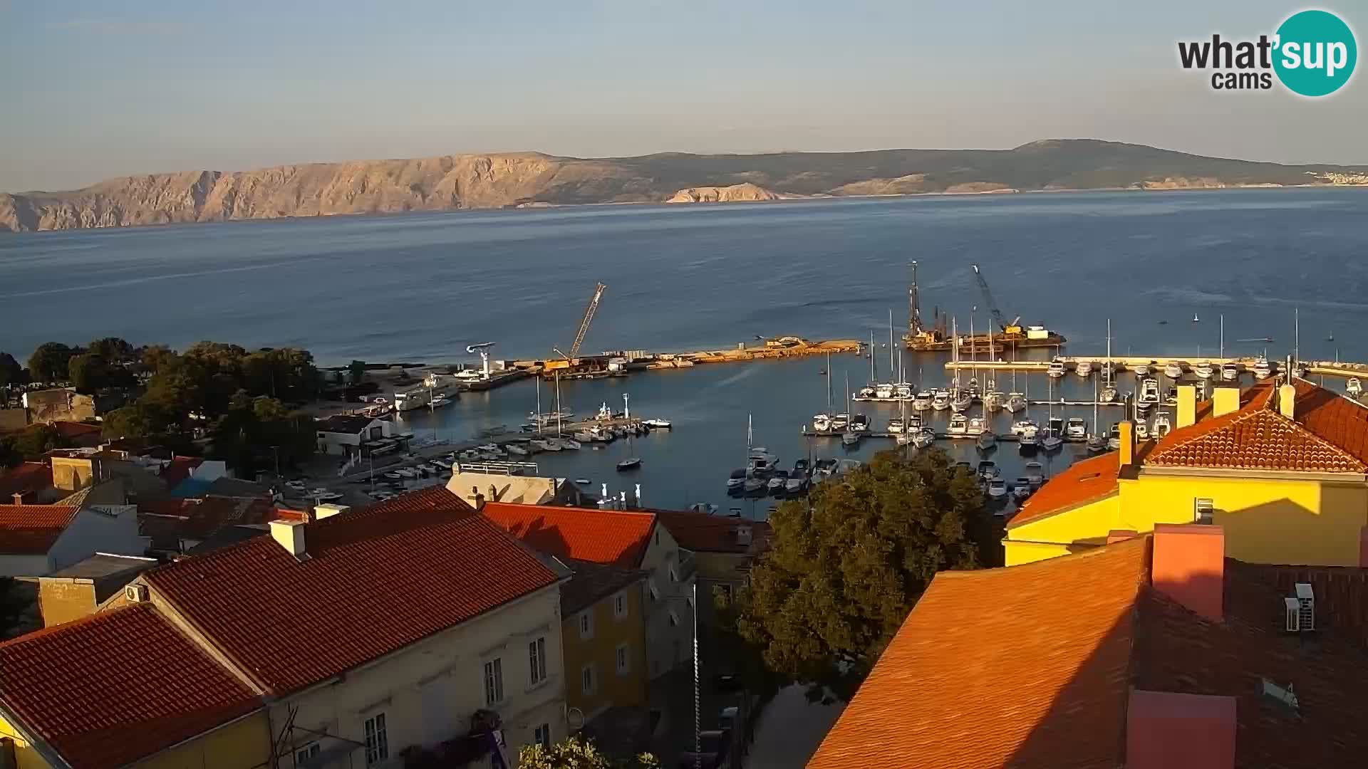Panoramic webcam Novi Vinodolski – Dalmatia live