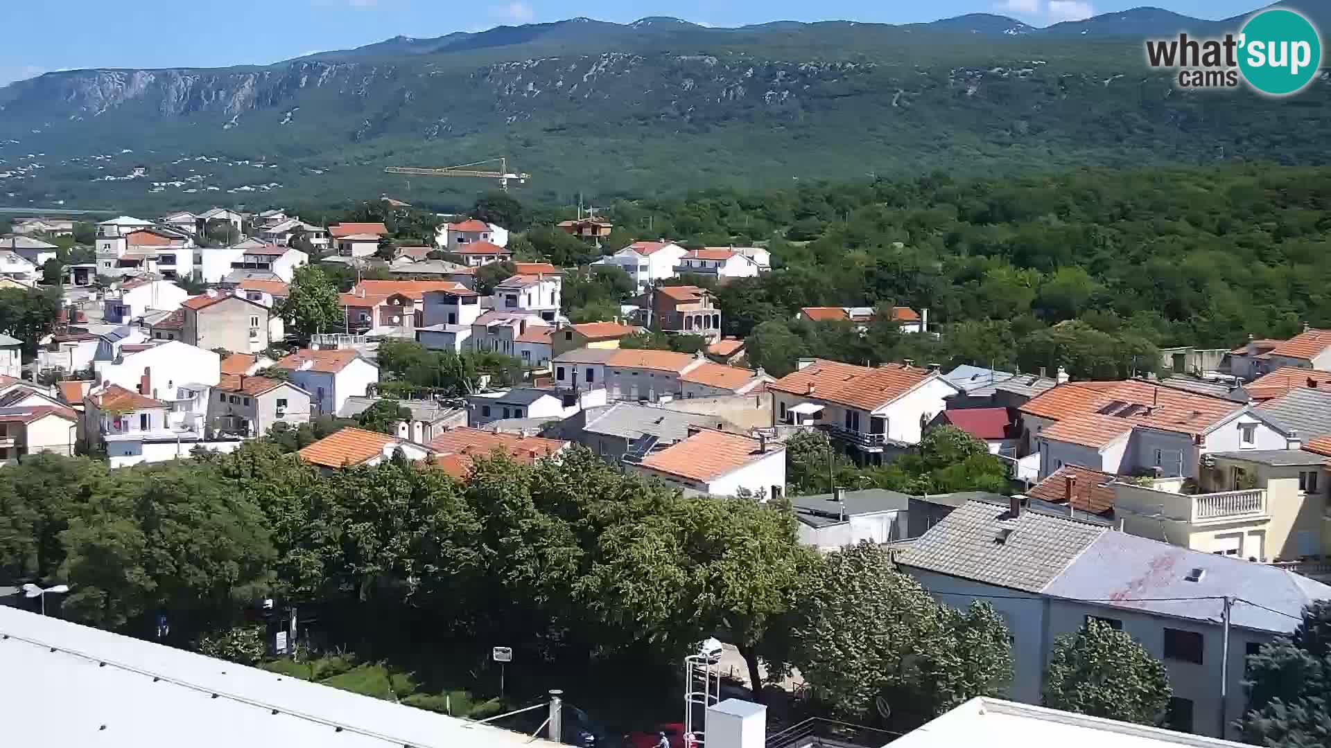 Panoramic Novi Vinodolski livecam Dalmatien