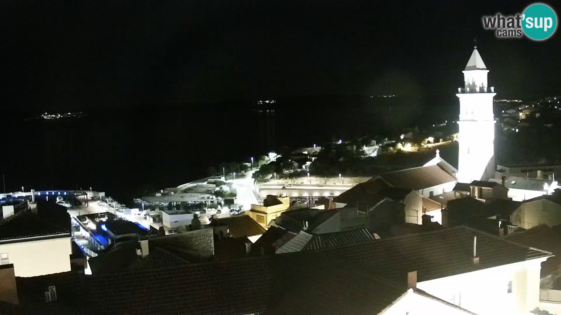 Novi Vinodolski panorama – Dalmacija web kamera
