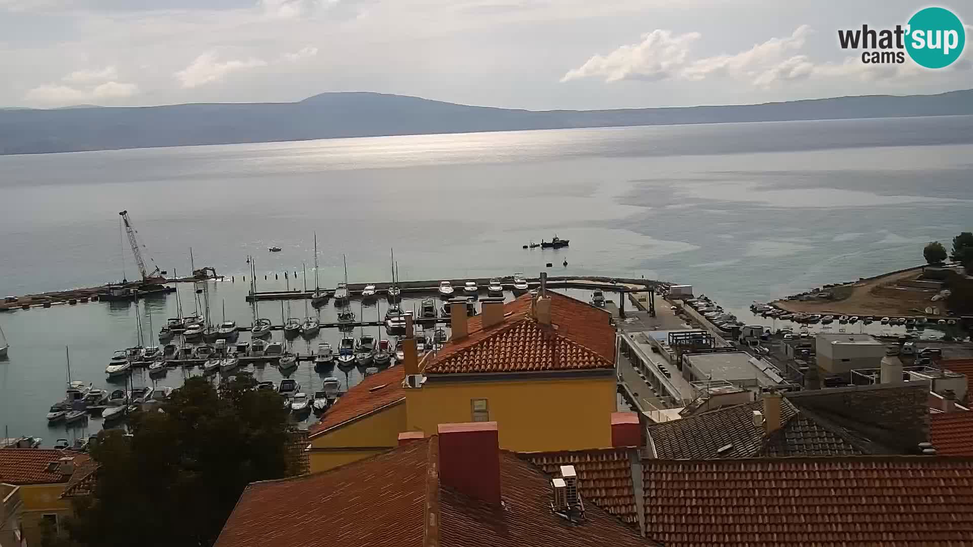 Novi Vinodolski panorama – Dalmacija web kamera