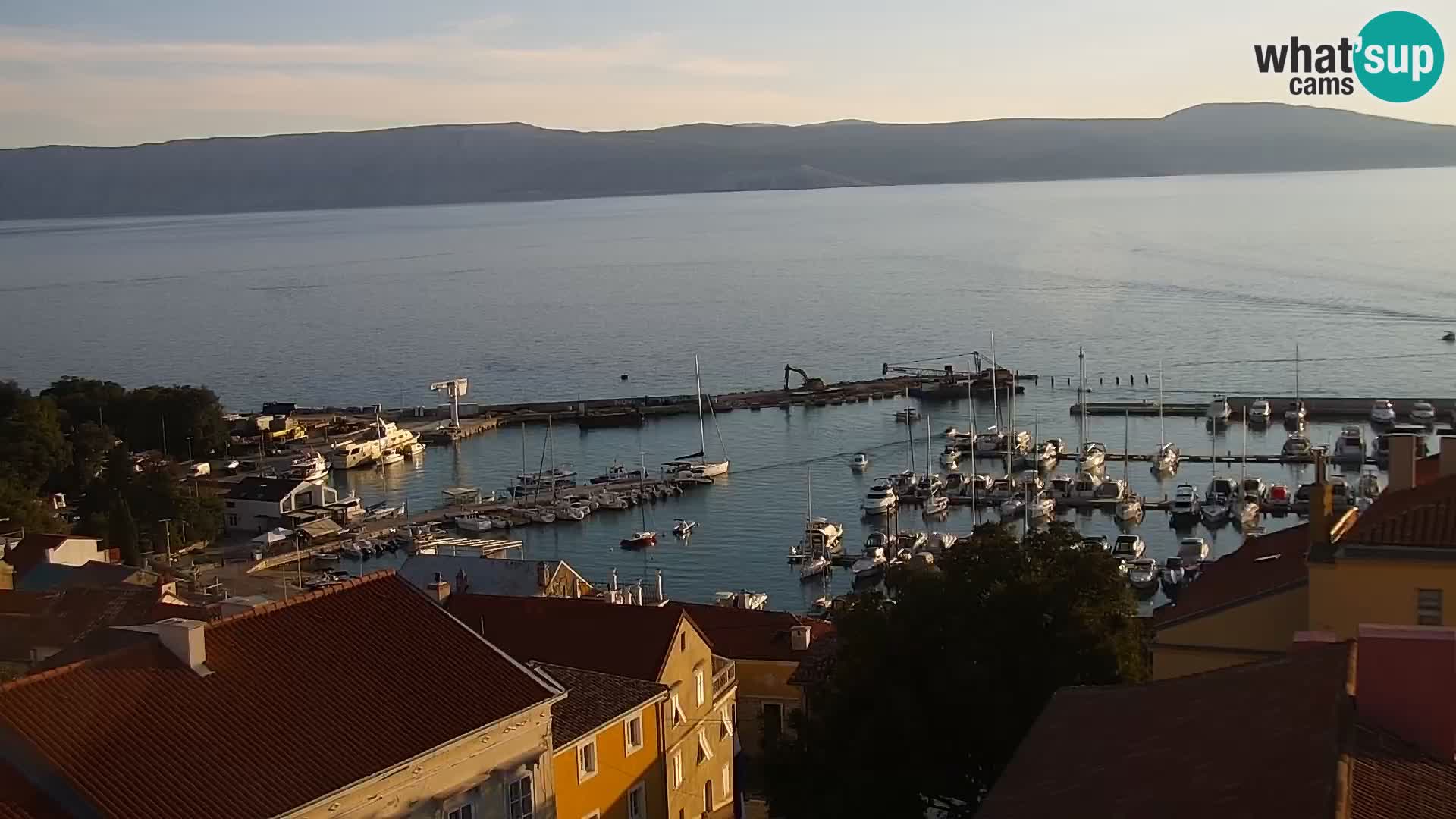 Panoramic webcam Novi Vinodolski – Dalmatia live