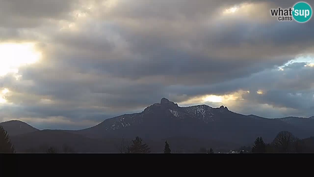 Il panorama su Ogulin livecam