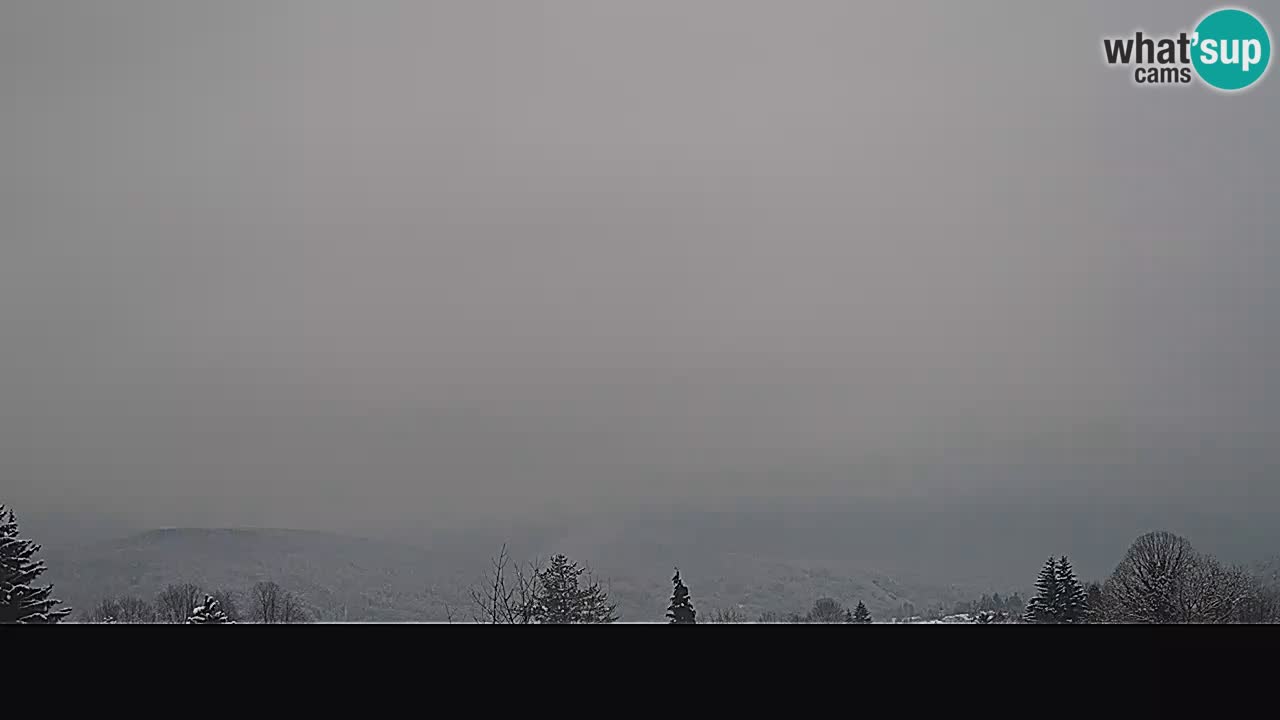 Il panorama su Ogulin livecam