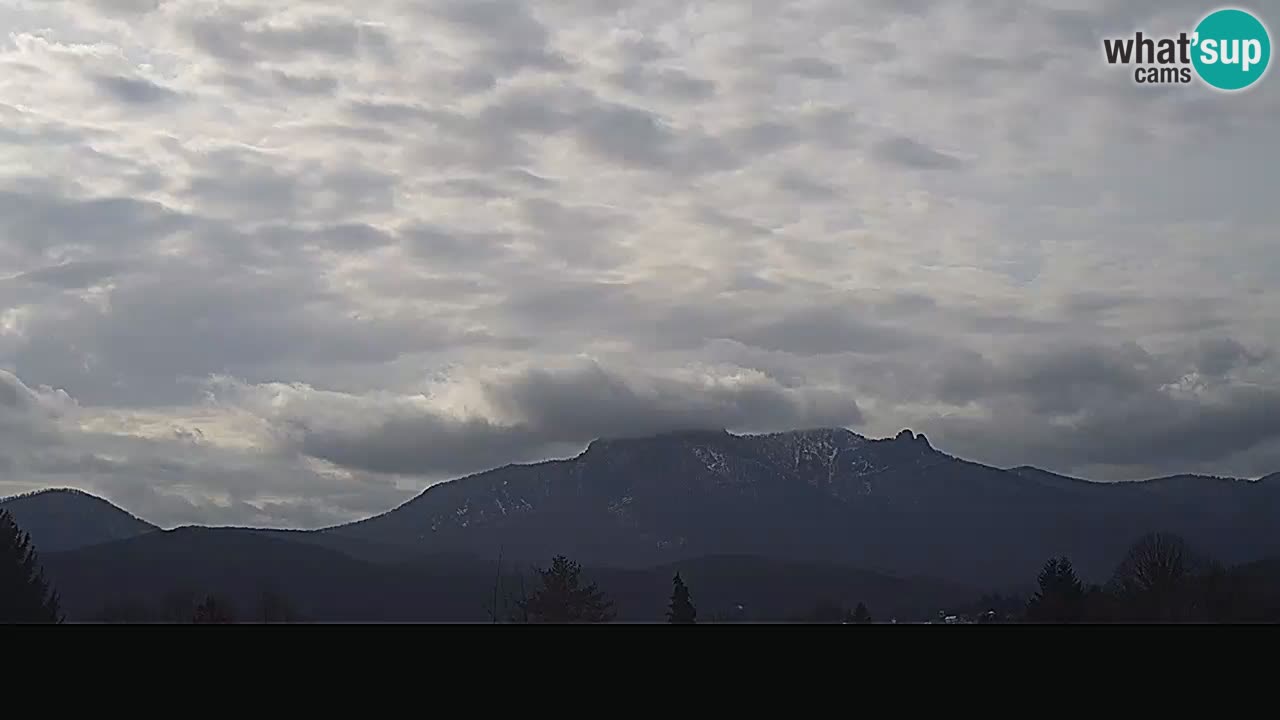 Il panorama su Ogulin livecam