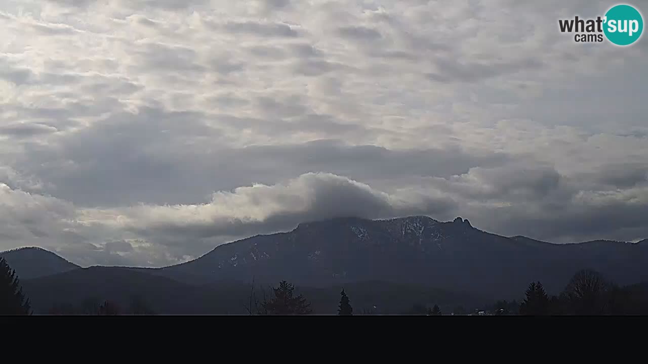 Il panorama su Ogulin livecam