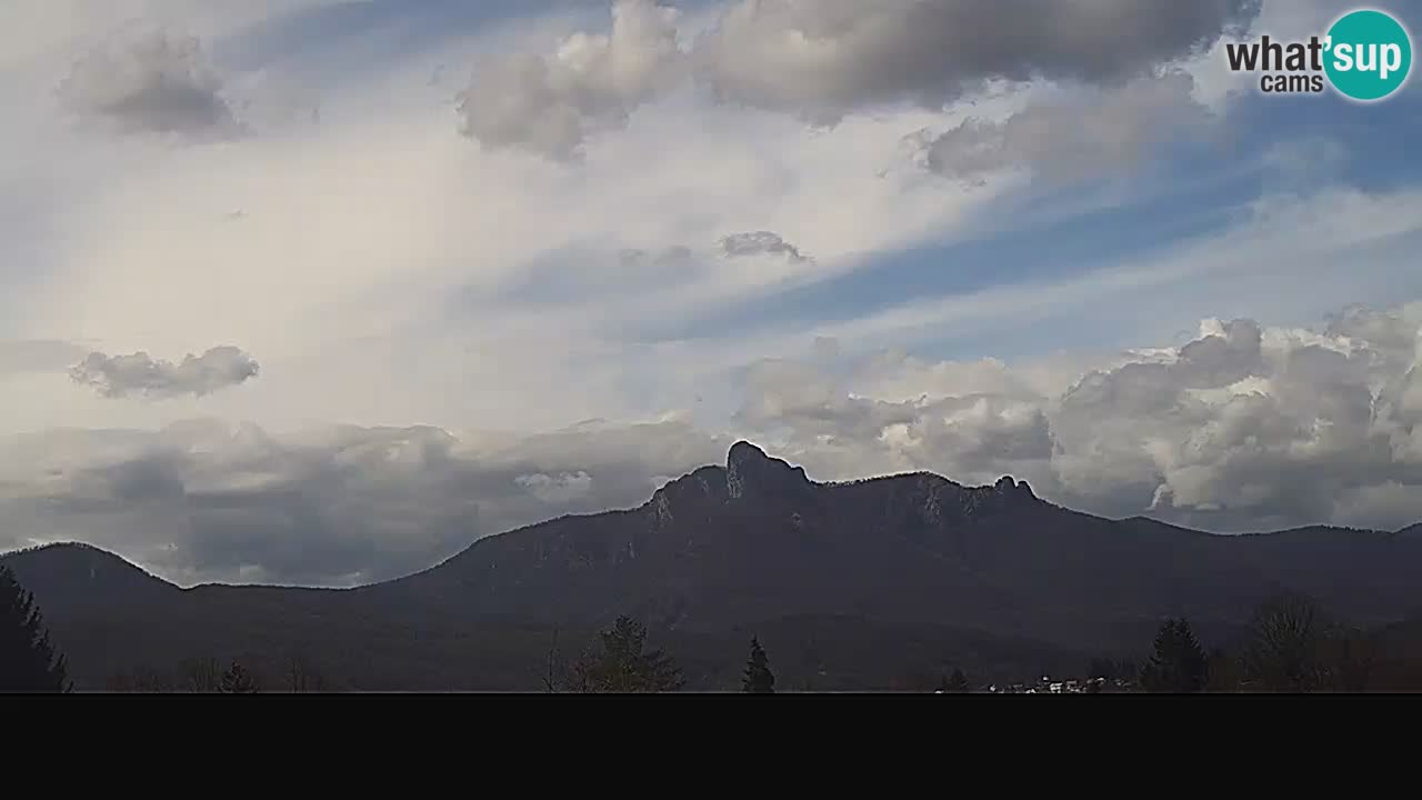 Il panorama su Ogulin livecam