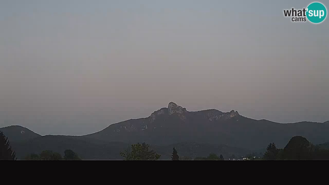 Il panorama su Ogulin livecam