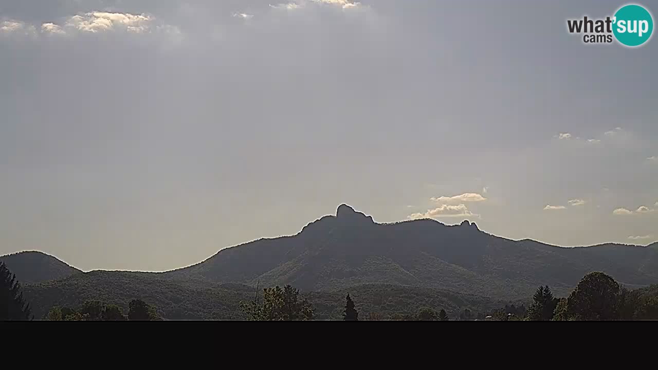 Il panorama su Ogulin livecam