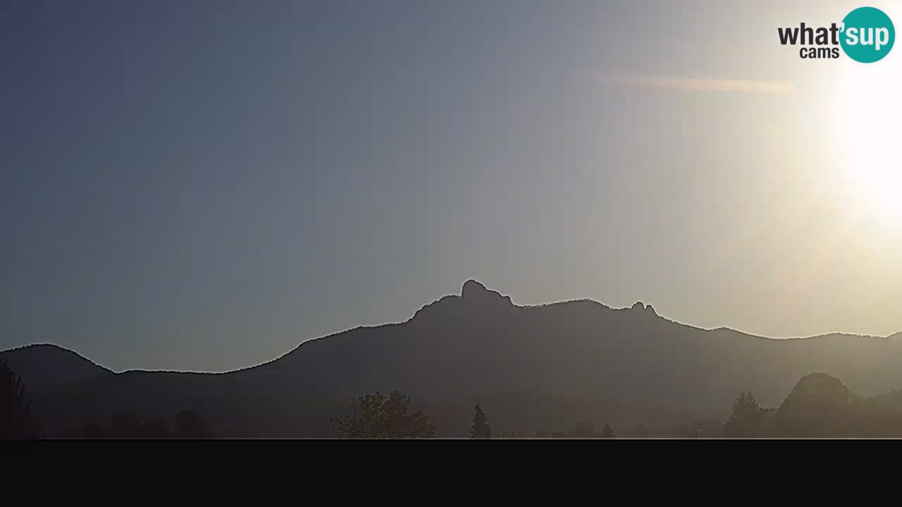 Il panorama su Ogulin livecam