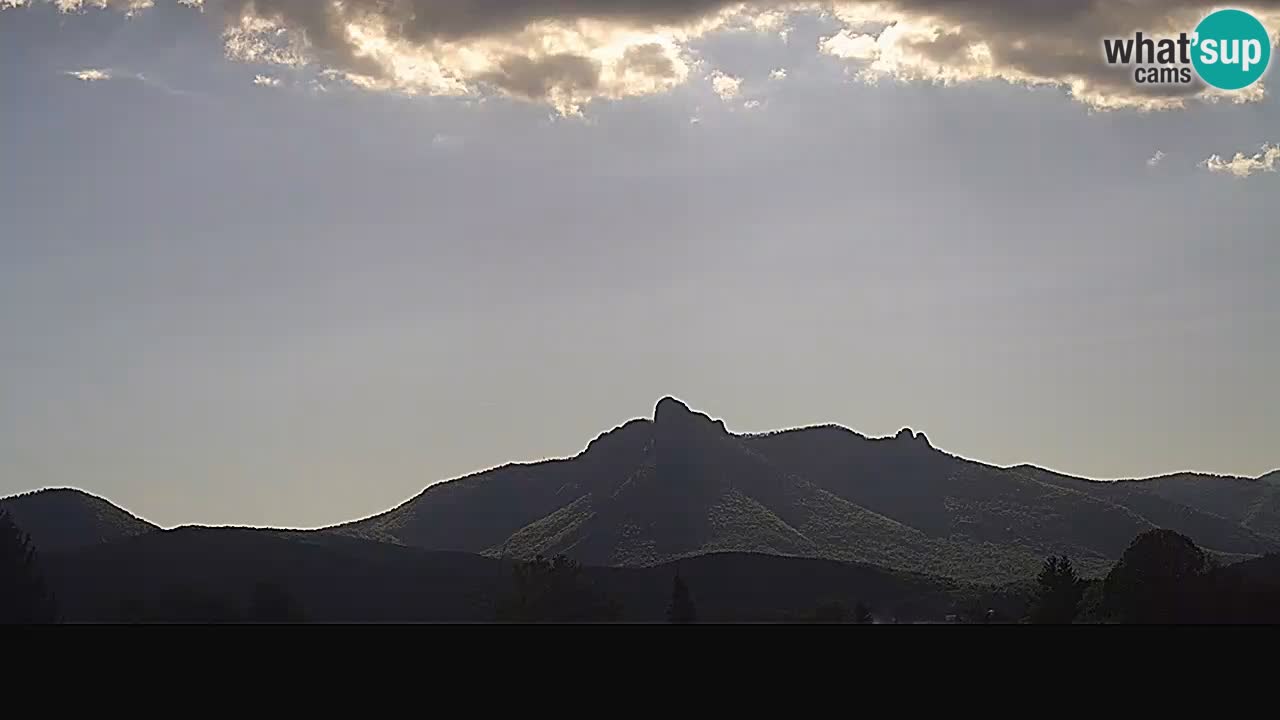 Il panorama su Ogulin livecam