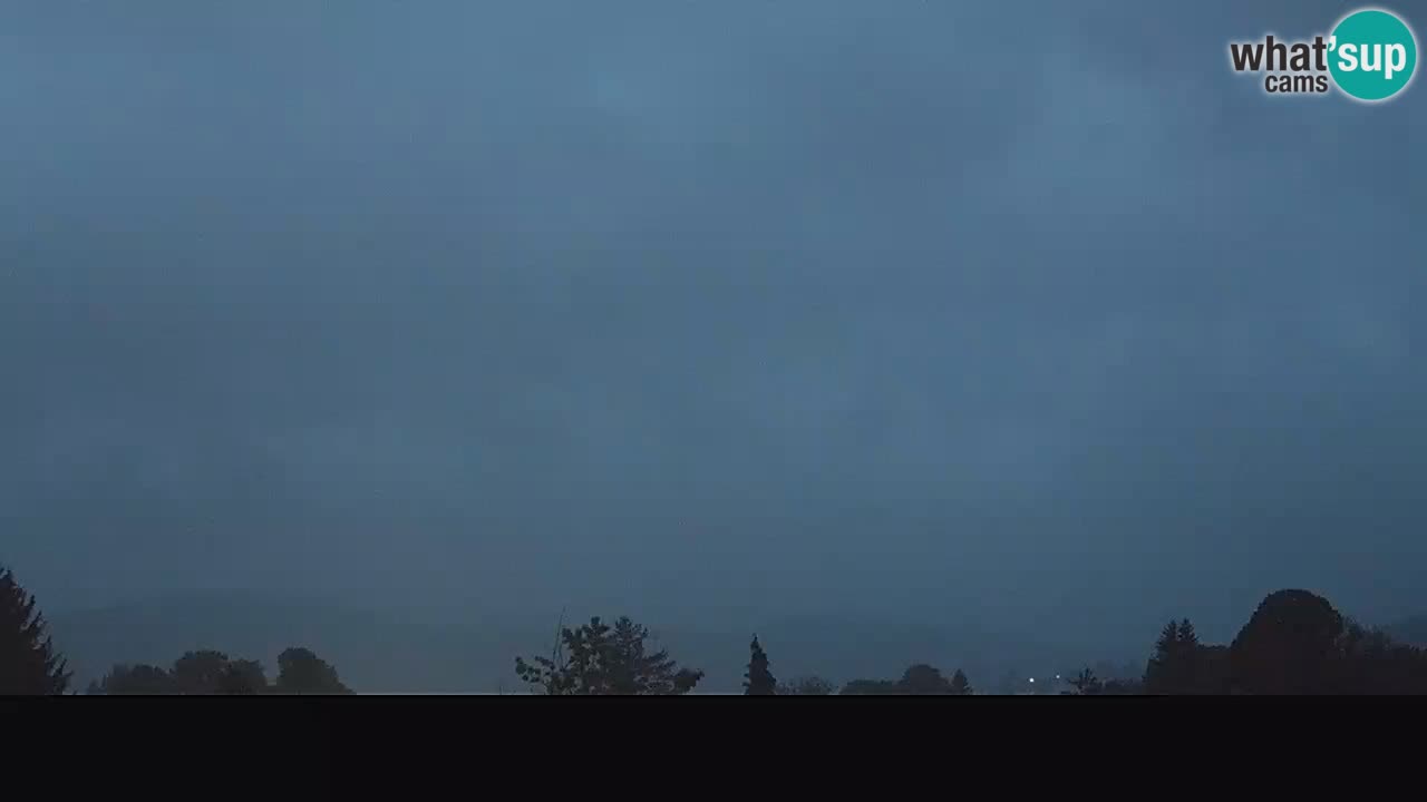 Il panorama su Ogulin livecam