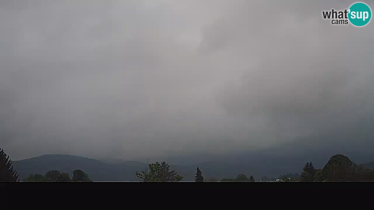 Il panorama su Ogulin livecam