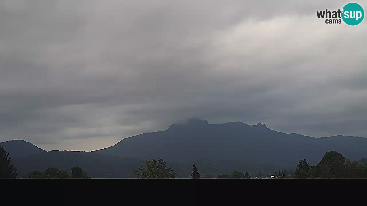 Il panorama su Ogulin livecam
