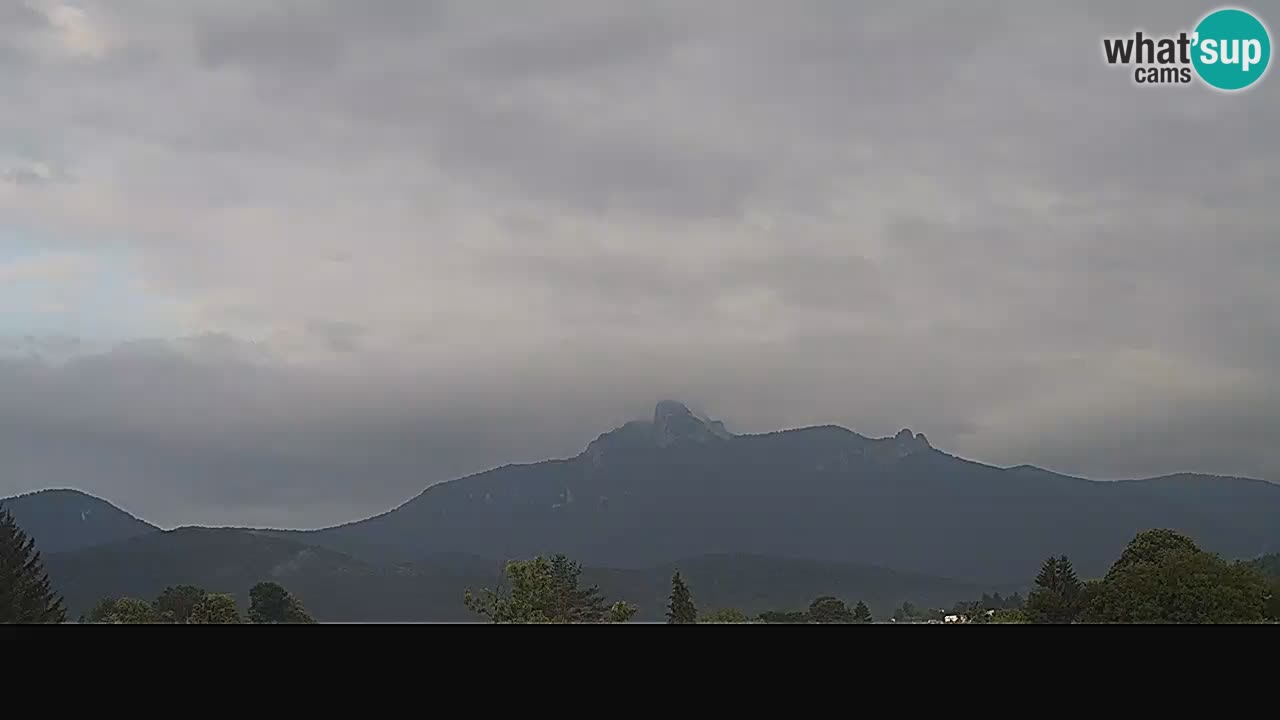 Il panorama su Ogulin livecam