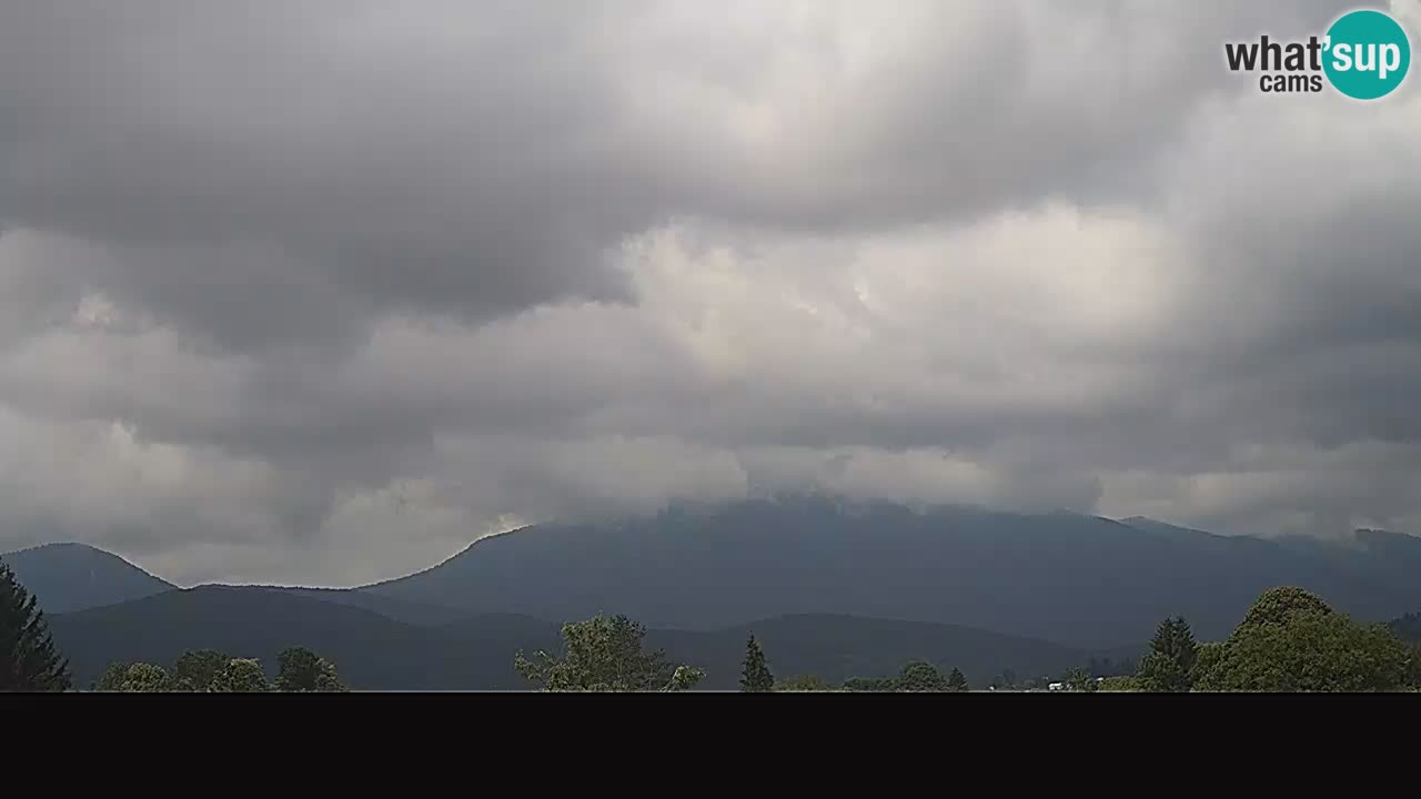 Il panorama su Ogulin livecam