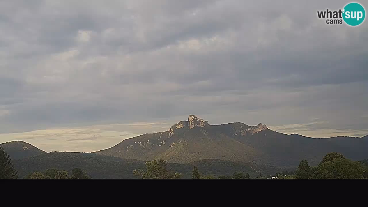 Il panorama su Ogulin livecam