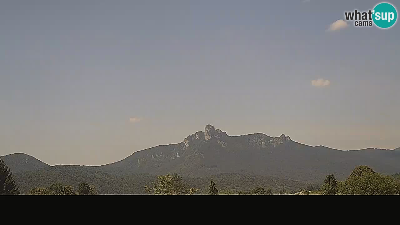 Il panorama su Ogulin livecam